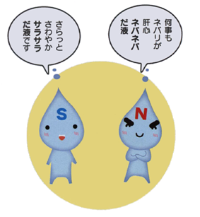 さらさらとねばねば